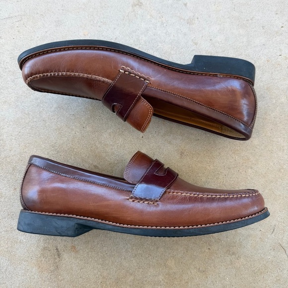 Johnston & Murphy Ainsworth Penny Brown Loafer Sheepskin Men’s Size 12 main image 6